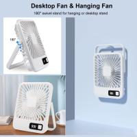 Mini aire acondicionado para dormitorio de Estudiantes, Pequeño ventilador, recargable, portátil, ultrafino, Pantalla digital, multimio - details 1