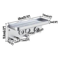 Soporte para Secador de Pelo Supersónico, Soporte para Accesorios de Secador de Pelo Dyson para Montaje en Pared para Baño, Sin Perforación - details 4