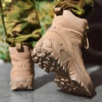Botas de Senderismo de Alta Talla para Hombres Zapatos de Seguridad para la Tierra Caliente - details 5
