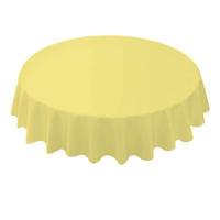 Mantel redondo de 84 pulgadas, mantel Simple desechable de PE, impermeable, grueso, cubierta de mesa de tela - details 1