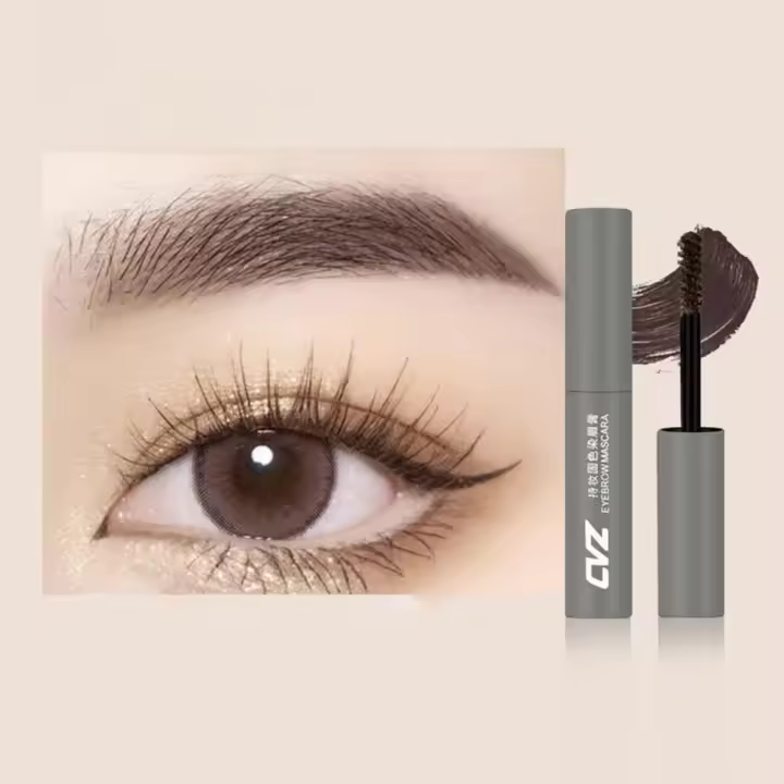 Pigmentos naturales profesionales, tatuaje, máscara para cejas, crema duradera, tinte para cejas, Gel, pintura líquida, herramienta de maquillaje de Color marrón y negro - 1