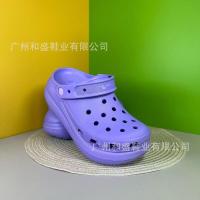 Zapatos con aumento de altura de suela gruesa con agujeros, sandalias antideslizantes de verano Unisex para parejas - details 14