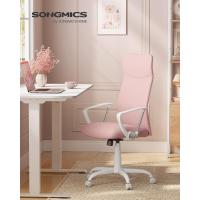 Silla ergonómica para Sala de Reuniones, Asiento Giratorio, Asiento Acolchado, Regulable en Altura e inclinable, Capacidad de Carga 120 kg, Negro - details 25