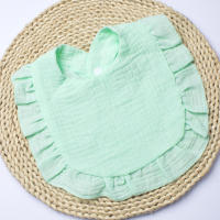 Babero de gasa para niños y niñas, algodón puro, color caramelo, cómodo babero para Saliva, toalla de Saliva de encaje de color sólido para bebé, productos para bebé - details 31