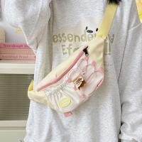 Bolso cruzado portátil para chica, bolso de pecho de estilo japonés, impermeable, para correr, riñonera, bolsa de nailon con contraste de Color para teléfono, para chicas adolescentes - details 31