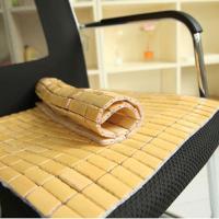 Alfombrilla de asiento fresca de verano, cojín de asiento de bambú con forma de Mahjong de alta ventilación, suministro de sueño para oficina, funda cuadrada para silla de refrigeración, sofá - details 3