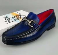 Hermosos hombres informales de verano, transpirables y antideslizantes, nuevos modelos de negocios, zapatos cómodos de cuero genuino para hombres - details 13