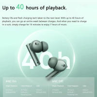 Realme Buds Air 6 Auriculares Inalámbricos Cancelación de Ruido Activada, 50 dB, Bluetooth 5.3, 40 Horas de Duración de la Batería, Impermeables para Adultos - details 7