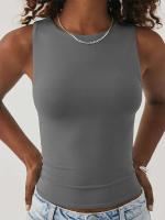 Camisa sin mangas con parte inferior ajustada y top con espalda cruzada y cuello redondo - details 12