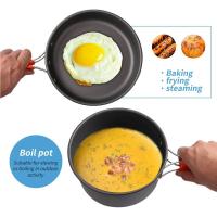 Juego de Utensilios de Cocina para Acampar Equipo de Aluminio para Exteriores - details 2