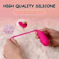 Vibrador de punto G inalámbrico con Bluetooth para mujer, consolador telescópico, estimulador de clítoris, Vagina, bragas de huevo de amor, Juguetes sexuales para adultos - details 9