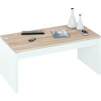 Mesa de Centro Elevable Mueble de Sala Blanco Brillante Medidas 102 cm (Ancho) x 43/52 cm (Alto) x 50 cm (Fondo) - details 14