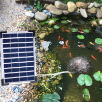 Bomba de aire para pecera oxigenador de energía Solar de 5W con batería de respaldo de 2400mAh 3 modos con 2 aireadores de pesca para estanque Solar Aiar Stone - details 5