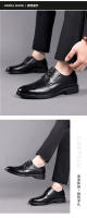 Zapatos de cuero zapatos de los hombres de cuero de gama alta suave primavera traje de vestir de negocios de los hombres zapatos de cuero estilo británico zapatos de boda - details 9