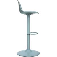 Juego de 2 taburetes de bar regulables en altura, color blanco, D 45 x H 103 cm - details 11