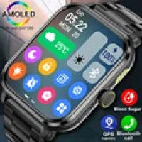 2025 nuevo para reloj inteligente hombres mujeres 1,85 pulgadas HD AMOLED pantalla completa táctil IP68 impermeable Bluetooth llamada SmartWatch - details 17