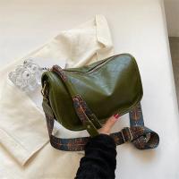 Bolso cruzado Vintage para mujer, bandolera pequeña de cuero PU con diseño de lujo y almohada, a la moda - details 5