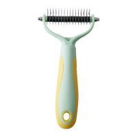 Peine para Mascotas de Acero Cepillo de Limpieza de Pelo de Perro con Estilo de Nudo para Gatos - details 0
