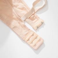 Cómodo sujetador de algodón sin aros con escote en V profundo, sujetador ajustado con lazo para mujer, ropa interior push-up ajustable antiflacidez para niñas - details 4