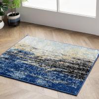 Alfombra cascada vintage abstracta, 152 cm x 243,8 cm, azul - details 9