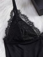 Conjunto de camisón y braguita de diseño encantador con tirantes finos y cuello en V, ropa sexy para mujer - details 9