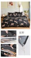 Juego de ropa de cama en blanco y negro, edredón individual con funda de almohada para cama doble, sabanas, cama matrimonial, Queen/King - details 17