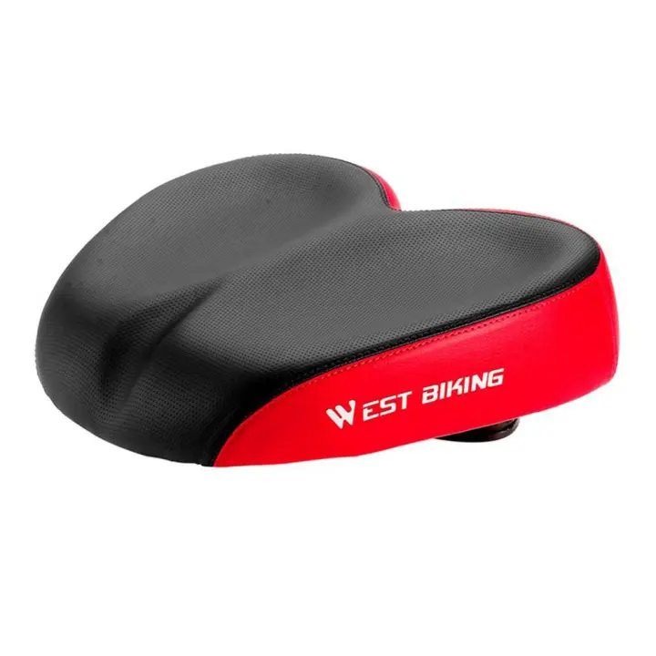 Distancia 1 pieza amortiguador ergonómico transpirable ensanchar espesar sin nariz sillín de bicicleta cojín de bicicleta asiento de bicicleta sillín de bicicleta - 1