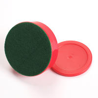 Juego de 2 empujadores de fieltro de mesa de Hockey de aire de 75mm con Goalies de mazo de Puck de 63mm - details 3