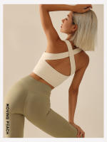 Camiseta sin mangas deportiva MOVING PEACH, sujetador transpirable, Top corto para correr, tirantes anchos para los hombros, espalda cruzada, Yoga, baile, uso diario, BVX - details 2