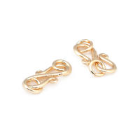 Cierre de latón color oro de 18K en forma de S y M para pulseras y collares, suministros para la fabricación de joyería, accesorios para bricolaje. - details 35