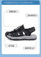 Sandalias de Cuero de Vaca Casuales de Gran Tamaño Zapatos de Playa de Verano para Hombres - details 1