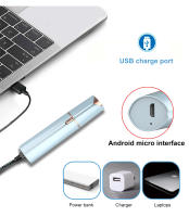 Depiladora, Recortador eléctrico de vello corporal para mujer, tamaño de lápiz labial portátil para línea de Bikini, aparatos de depilación, afeitado indoloro recargable por USB con luz - details 9