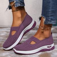 Zapatos de malla con ventilación para mujer, calzado para caminar, fondo suave, cara suave, ligero y cómodo, para ancianos, novedad - details 8