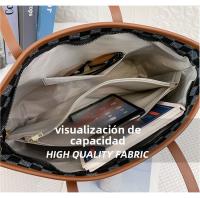 Bolso de mujer a cuadros de alta gama a la moda, bolso de hombro nuevo versátil de gran capacidad, bolso de mano Retro para exteriores, bolso de mano - details 10