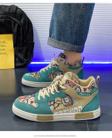 Zapatos de monopatín informales para hombre, zapatillas ligeras antideslizantes transpirables para exteriores, zapatos cómodos para caminar - details 14