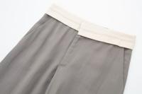 TRAFZA-Conjunto de 2 piezas de moda para mujer, pantalones sueltos informales elegantes Vintage + traje de viaje Sexy con cuello en V para vacaciones, novedad de verano - details 6