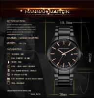 Moda de lujo premium para hombres Reloj Estilo de negocios Movimiento de calendario Correa de acero inoxidable Reloj de pulsera de cuarzo deportivo impermeable al aire libre - details 1