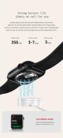 Reloj inteligente Hombres Watch 9 Ultra Series 8 Llamada Bluetooth,Recibir información sobre WhatsApp,Serie NFC,GPS rasteador,presión arterial, oxígeno en sangre,monitoreo de frecuencia cardíaca,climmpre muestra,Fitness de temperatura corporal,impermeable - details 12