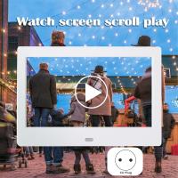 Marco de fotos Digital HD de 7 pulgadas, 800x480 LED, álbum de fotos electrónico inteligente, marco de fotos LCD con Control remoto, enchufe europeo B - details 1