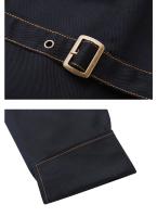 Uniforme de chef de algodón de mezclilla de alta calidad para hombre, ropa de trabajo de panadería de restaurante de cocina, chaqueta con delantal, abrigo de cocinero de servicio de alimentos - details 9