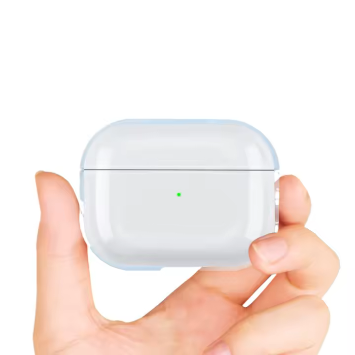 Funda transparente para AirPods Pro 2, cubierta dura de PC transparente - 1