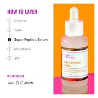 Good Molecules Super Peptide Serum - Suero facial antienvejecimiento con péptidos y tripeptidos de cobre para rellenar y reafirmar - Cuidado de la piel a base de agua para el rostro - details 3