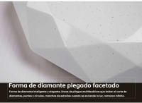 Panel de luz de techo de 18 W y 36 W, decoración de cocina y sala de estar, iluminación interior moderna, material de cuerpo de plástico y pantalla de resina. - details 10