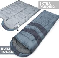 MalloMe Saco de Dormir Ultraligero y Impermeable para Adultos Compacto y Ligero para Niños, Saco de Dormir para Invierno, Saco de Dormir Ligero para Montañismo y Camping - details 46