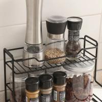 Estante organizador de cocina moderno, estante de almacenamiento para baño de doble capa, ahorro de espacio, gran capacidad, organizador de fregadero de cocina impermeable - details 6