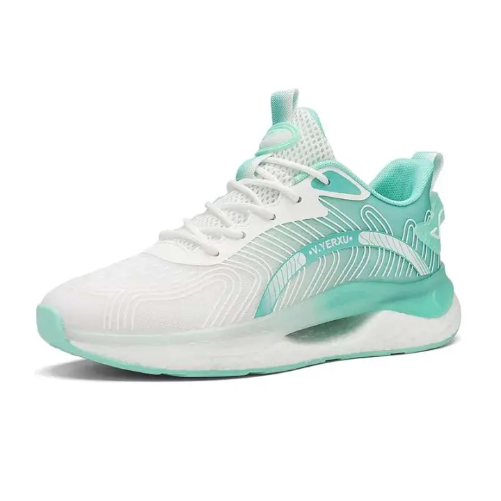 Zapatos deportivos informales, modernos, transpirables y a la moda para correr para hombre, estilo para caminar al aire libre, suela alta - 1