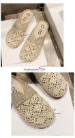 Verano nuevas zapatillas de mujer malla transpirable fondo plano pie arrastre de las mujeres de gran tamaño de comercio exterior zapatillas de mujer - details 11