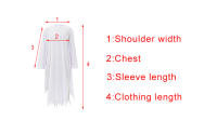 Disfraz de fantasma blanco para niños y niñas, traje de Cosplay de miedo para niños, actuación en escenario, fiesta de carnaval, traje de vestir - details 4