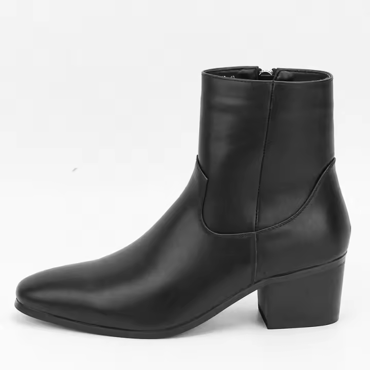 Moda de botas de tacón alto para hombre - 1