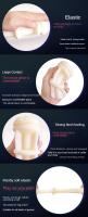 Dooll-Vagina de silicona realista para hombres, Juguetes sexuales de imitación para masturbación masculina, juguete de succión, copa de avión - details 16